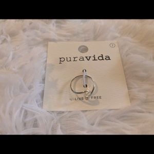 Pur Vida silver ring